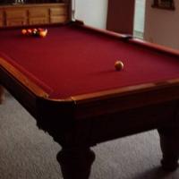 Olhausen full size pool table (8' X 4')