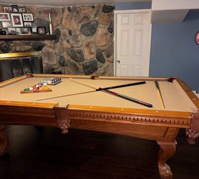 8' Fischer Pool Table - Free Installation & New Felt - Pueblo, CO
