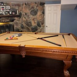8' Fischer Pool Table - Free Installation & New Felt - Pueblo, CO
